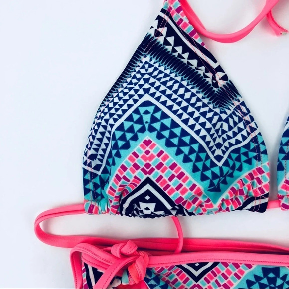 Gap Factory Chevron String Bikini Bottom Swimsuit - Picture 2 of 4
